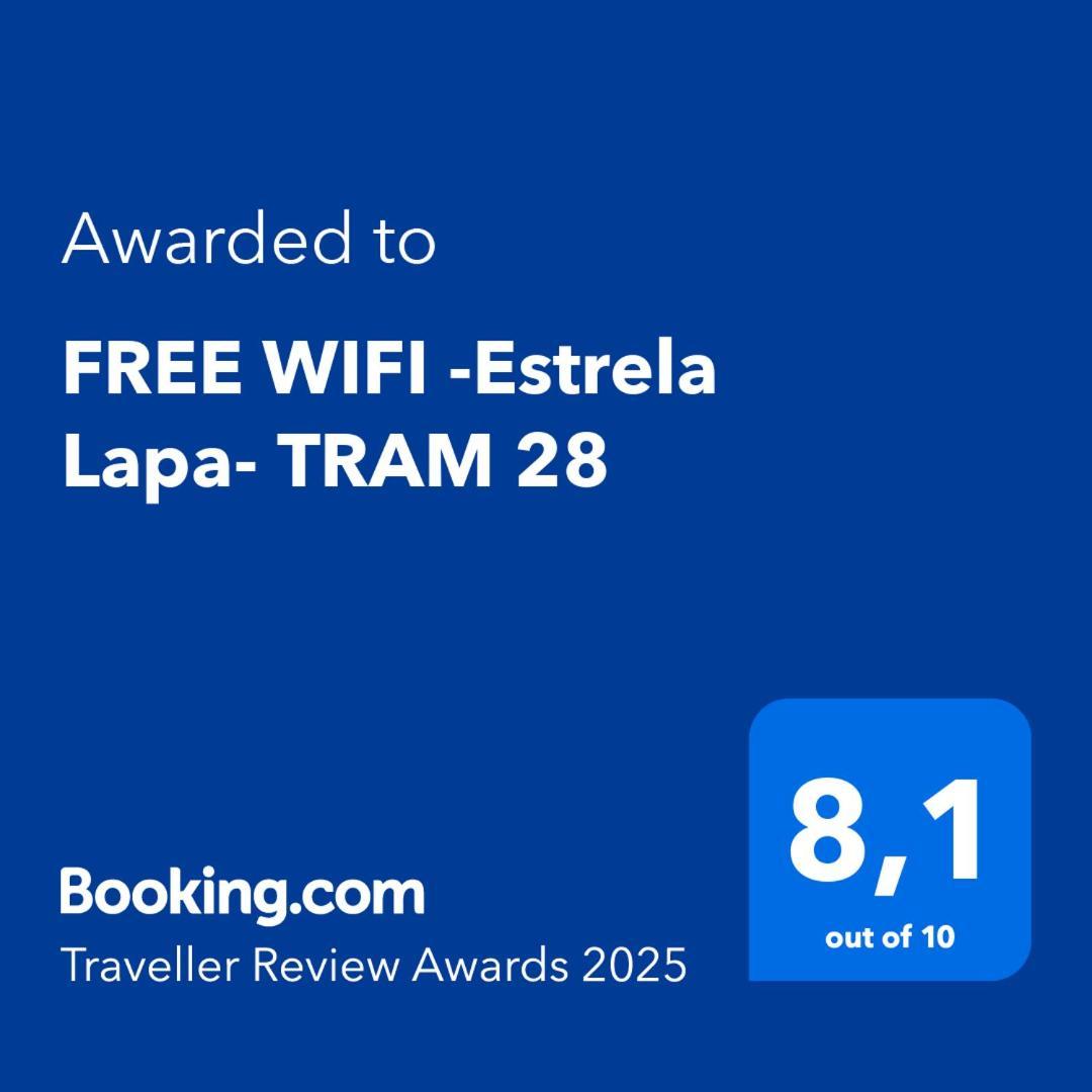 Free Wifi -Estrela Lapa- Tram 28 Apartment Lisabona Exterior foto
